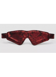 Двусторонняя красно-черная маска на глаза Reversible Faux Leather Blindfold - Fifty Shades of Grey - купить с доставкой в Волгодонске
