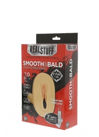 Мастурбатор-вагина с вибрацией и выносным пультом управления REALSTUFF SMOOTH   BALD - Dream Toys - в Волгодонске купить с доставкой