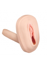 Мастурбатор-вагина с вибрацией и выносным пультом управления REALSTUFF SMOOTH   BALD - Dream Toys - в Волгодонске купить с доставкой