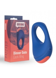 Синее эрекционное кольцо RRRING Dinner Date Cock Ring - FeelzToys - в Волгодонске купить с доставкой