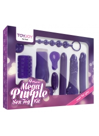 Эротический набор Toy Joy Mega Purple - Toy Joy - купить с доставкой в Волгодонске