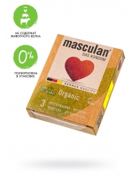 Экологически чистые презервативы Masculan Organic - 3 шт. - Masculan - купить с доставкой в Волгодонске