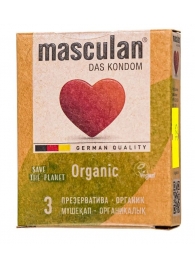 Экологически чистые презервативы Masculan Organic - 3 шт. - Masculan - купить с доставкой в Волгодонске