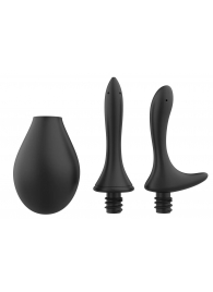 Черный анальный душ Nexus Anal Douche Set с 2 сменными насадками - Nexus Range - купить с доставкой в Волгодонске