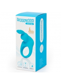 Голубое эрекционное виброкольцо Happy Rabbit Rechargeable Rabbit Cock Ring - Happy Rabbit - в Волгодонске купить с доставкой
