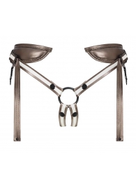 Бронзовый пояс для насадок Desirous Harness - Strap-on-me - купить с доставкой в Волгодонске