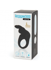 Черное эрекционное виброкольцо Happy Rabbit Rechargeable Rabbit Cock Ring - Happy Rabbit - в Волгодонске купить с доставкой