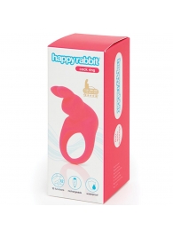 Розовое эрекционное виброкольцо Happy Rabbit Rechargeable Rabbit Cock Ring - Happy Rabbit - в Волгодонске купить с доставкой