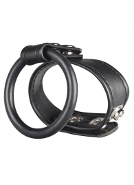 Двойное кольцо выносливости на пенис DUAL STAMINA RING - BlueLine - в Волгодонске купить с доставкой