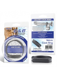 Кольцо на пенис из искусственной кожи на липучке VELCRO COCK RING - 5 см. - BlueLine - в Волгодонске купить с доставкой