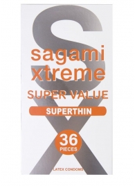 Ультратонкие презервативы Sagami Xtreme Superthin - 36 шт. - Sagami - купить с доставкой в Волгодонске