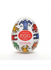 Мастурбатор-яйцо Keith Haring EGG DANCE - Tenga - в Волгодонске купить с доставкой