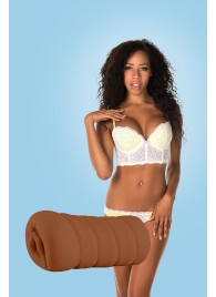 Коричневый мастурбатор-вагина BRIANNA - Dream Toys - в Волгодонске купить с доставкой
