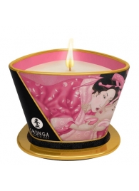 Массажная свеча Rose Petals с ароматом розы - 170 мл. - Shunga - купить с доставкой в Волгодонске