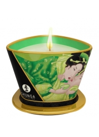 Массажная свеча Exotic Green Tea с ароматом зелёного чая - 170 мл. - Shunga - купить с доставкой в Волгодонске