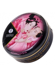 Массажная свеча Rose Petals с ароматом розы - 30 мл. - Shunga - купить с доставкой в Волгодонске