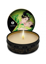 Массажная свеча Exotic Green Tea с ароматом зелёного чая - 30 мл. - Shunga - купить с доставкой в Волгодонске