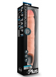 Телесная насадка-удлинитель 11.5 Inch Silicone Cock Sheath Penis Extender - 29,2 см. - Blush Novelties - в Волгодонске купить с доставкой
