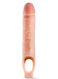 Телесная насадка на пенис 10 Inch Cock Sheath Extender - 25 см. - Blush Novelties - в Волгодонске купить с доставкой