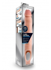 Телесная насадка на пенис 11.5 Inch Cock Sheath Penis Extender - 29,2 см. - Blush Novelties - в Волгодонске купить с доставкой