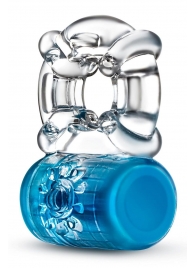 Синее эрекционное виброкольцо Pleaser Rechargeable C-Ring - Blush Novelties - в Волгодонске купить с доставкой