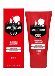 Пролонгирующий лубрикант Numbing CBD from Amsterdam - 50 мл. - Shots Media BV - купить с доставкой в Волгодонске