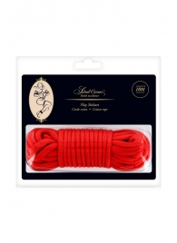 Красная веревка для фиксации - 10 м. - Sweet Caress - купить с доставкой в Волгодонске