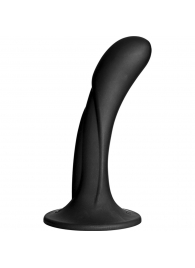 Черная изогнутая насадка Vac-U-Lock G-Spot - 16,5 см. - Doc Johnson - купить с доставкой в Волгодонске