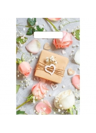 Полиэтиленовый пакет  Подарочек  с вырубной усиленной ручкой - 20 х 30 см. - Сима-Ленд - купить с доставкой в Волгодонске