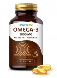 Пищевая добавка SuperCaps OMEGA-3 - 50 капсул (1000 мг) - SuperCaps - купить с доставкой в Волгодонске