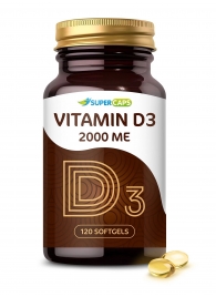 Пищевая добавка SuperCaps VITAMIN D3 2000 ME - 120 капсул - SuperCaps - купить с доставкой в Волгодонске
