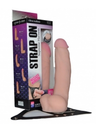 Реалистичный фаллос на поясе Harness - 20,5 см. - LOVETOY (А-Полимер) - купить с доставкой в Волгодонске