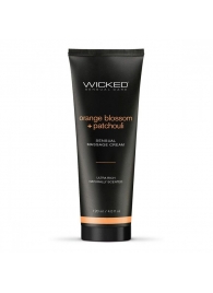 Массажный легкий крем WICKED Orange Blossom plus Patchouli - 120 мл. - Wicked - купить с доставкой в Волгодонске