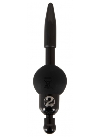 Черный уретральный вибростимулятор Vibrating Penis Plug - Orion - купить с доставкой в Волгодонске