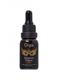 Возбуждающий гель для клитора ORGIE Orgasm Drops Vibe - 15 мл. - ORGIE - купить с доставкой в Волгодонске