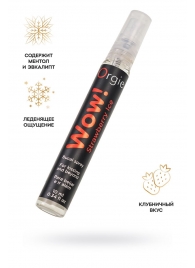 Оральный спрей ORGIE Wow! Strawberry Ice Blowjob Spray с охлаждающим и возбуждающим эффектом - 10 мл. - ORGIE - купить с доставкой в Волгодонске