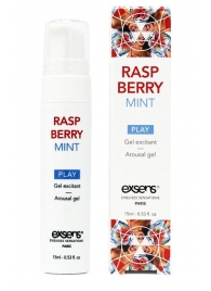 Возбуждающий гель Raspberry Mint с ароматом малины и мяты - 15 мл. - Exsens - купить с доставкой в Волгодонске