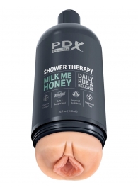 Телесный мастурбатор-вагина Shower Therapy Milk Me Honey - Pipedream - в Волгодонске купить с доставкой