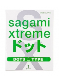 Презерватив Sagami Xtreme Type-E с точками - 1 шт. - Sagami - купить с доставкой в Волгодонске