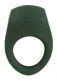 Зеленое эрекционное виброкольцо Luxurious Vibro Cock Ring - Orion - в Волгодонске купить с доставкой