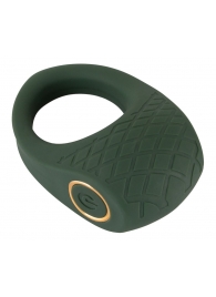 Зеленое эрекционное виброкольцо Luxurious Vibro Cock Ring - Orion - в Волгодонске купить с доставкой
