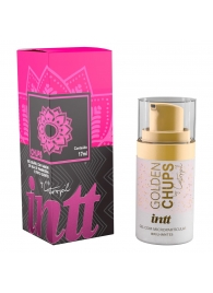 Возбуждающий гель Golden Chups с малиновым ароматом - 17 мл. - INTT - купить с доставкой в Волгодонске