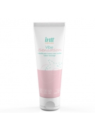 Лубрикант на водной основе Vibe Sensation с клубничным вкусом и легким вибрирующим эффектом - 50 гр. - INTT - купить с доставкой в Волгодонске