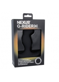 Черный вибромассажер простаты Nexus G-Rider+ - 12,6 см. - Nexus Range - в Волгодонске купить с доставкой