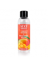 Массажное масло Sexy Sweet Juicy Mango с феромонами и ароматом манго - 75 мл. - Биоритм - купить с доставкой в Волгодонске