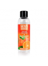 Массажное масло Sexy Sweet Fresh Orange с ароматом апельсина и феромонами - 75 мл. - Биоритм - купить с доставкой в Волгодонске