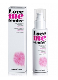 Съедобное согревающее массажное масло Love Me Tender Cotton Candy с ароматом сладкой ваты - 100 мл. - Love to Love - купить с доставкой в Волгодонске