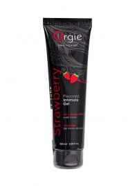 Интимный гель на водной основе Lube Tube Strawberry с клубничным вкусом - 100 мл. - ORGIE - купить с доставкой в Волгодонске