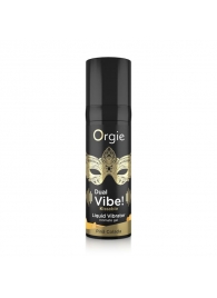 Съедобный гель Dual Vibe Pina Colada с эффектом вибрации и вкусом коктейля пина колада - 15 мл. - ORGIE - купить с доставкой в Волгодонске