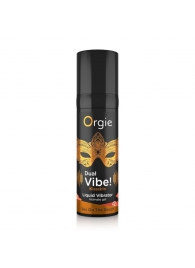 Съедобный гель Dual Vibe Sex On The Beach с эффектом вибрации и вкусом коктейля «секс на пляже» - 15 мл. - ORGIE - купить с доставкой в Волгодонске